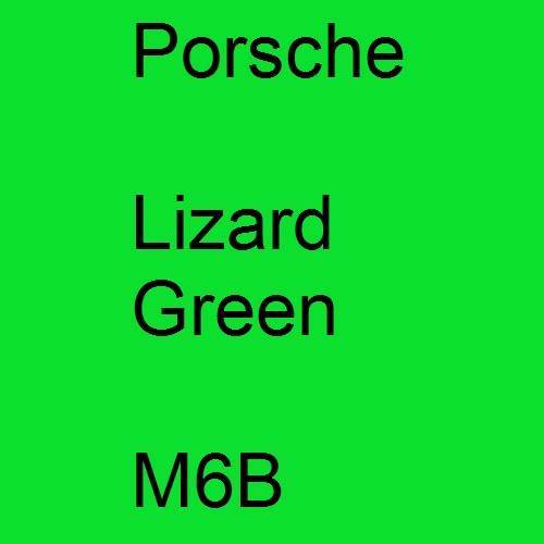 Porsche, Lizard Green, M6B.